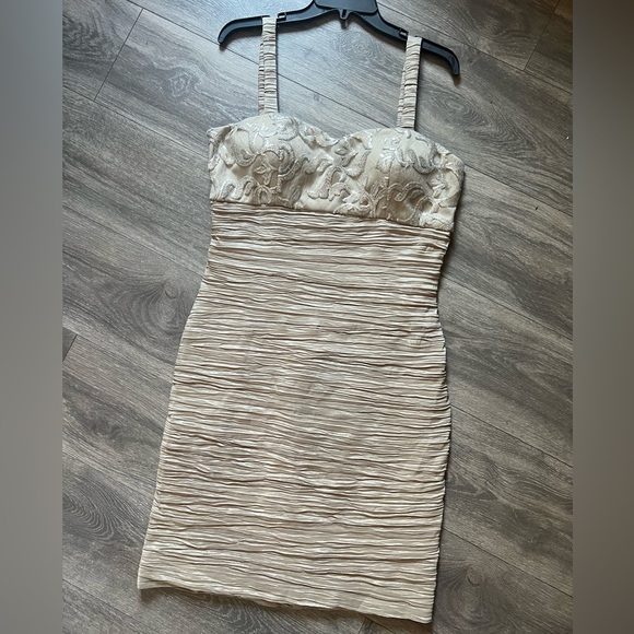 CACHET short taffeta dress with 3/4 sleeve sequin bolero size 14 NWT! - Picture 9 of 17